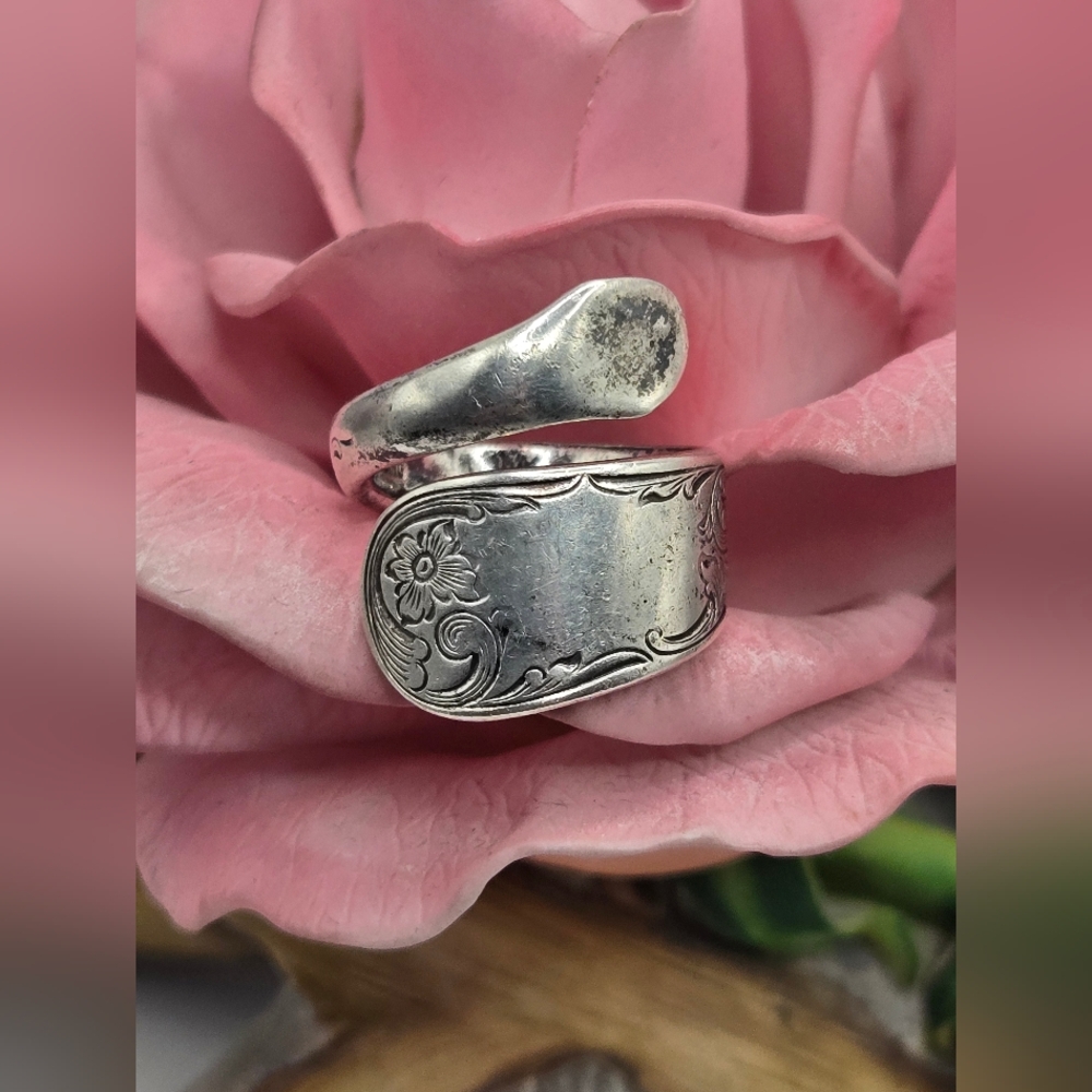 S.Kirk & Son Sterling Silver Spoon Ring 9.5 Grams